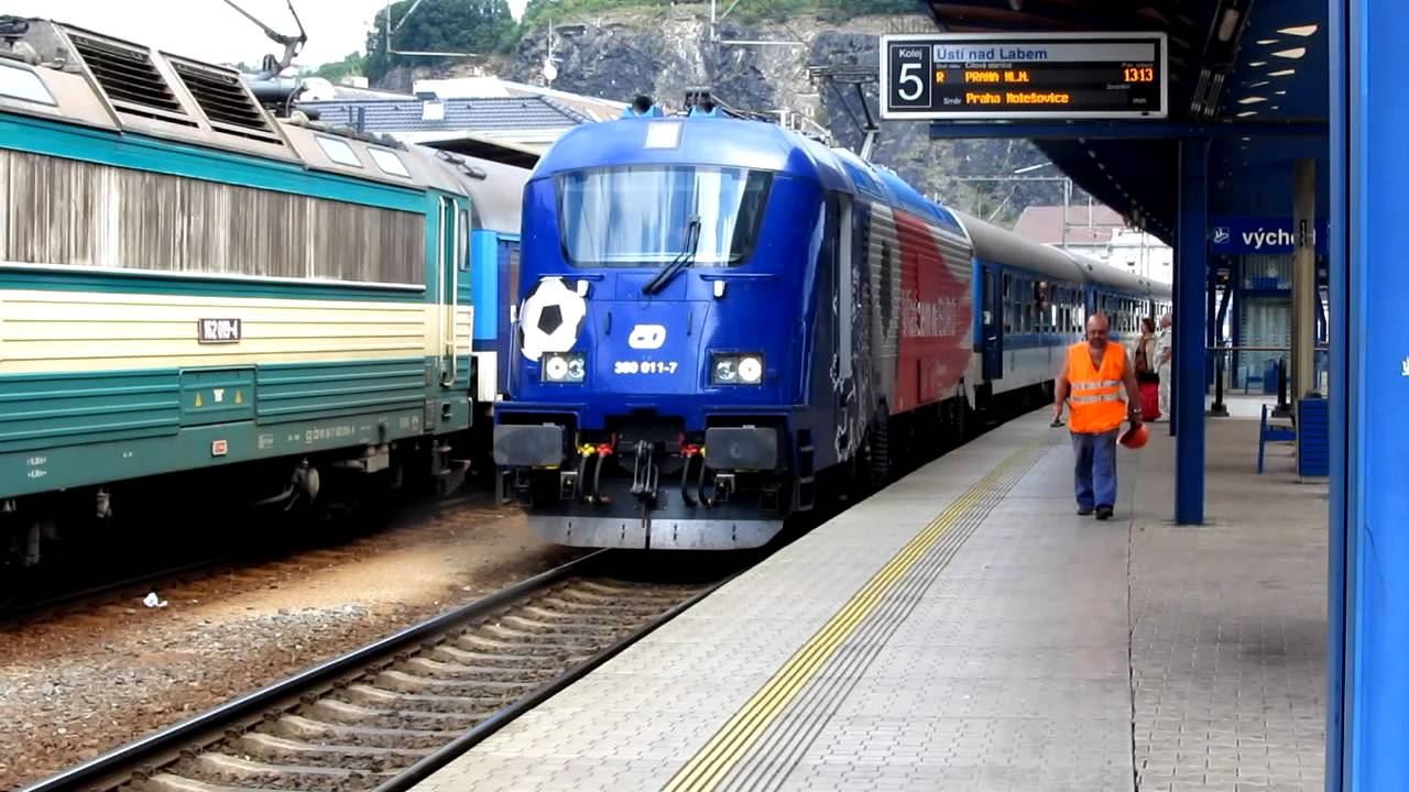 ČD 380.011 Vlakem na Euro - Ústí nad Labem