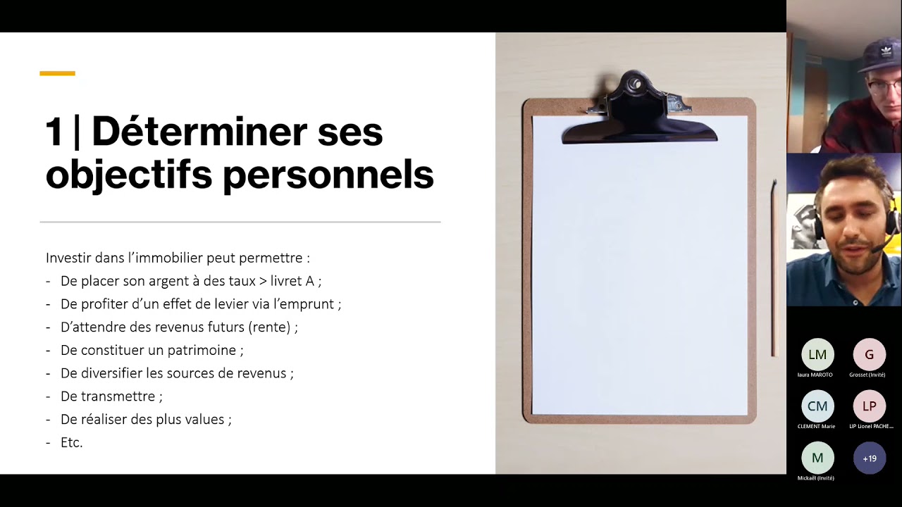 D&eacute;terminer ses objectifs personnels - Investir dans l'immobilier Conseil N&deg;1