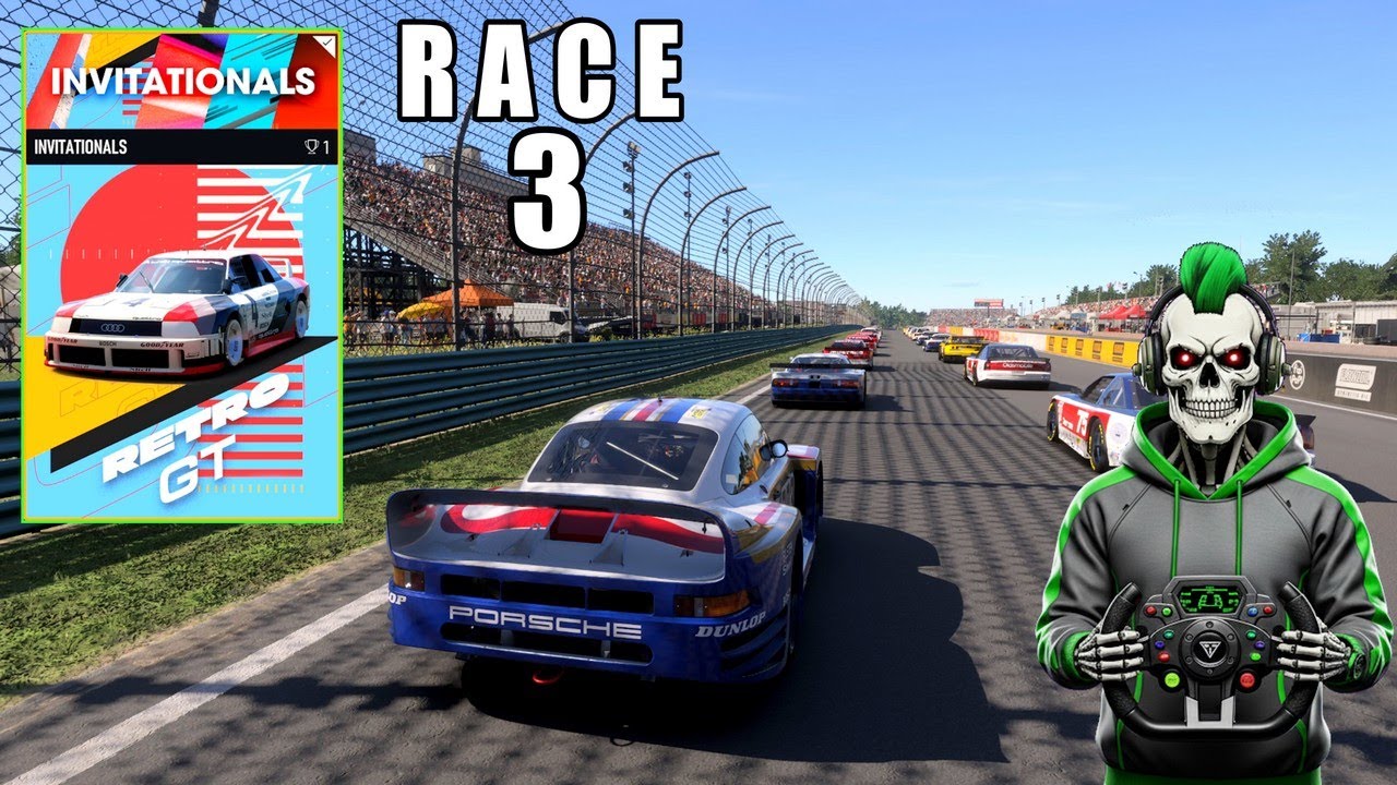 360 Invitationals Tour Retro GT Race 3 1987 Porsche AG 961 | #forzamotorsport