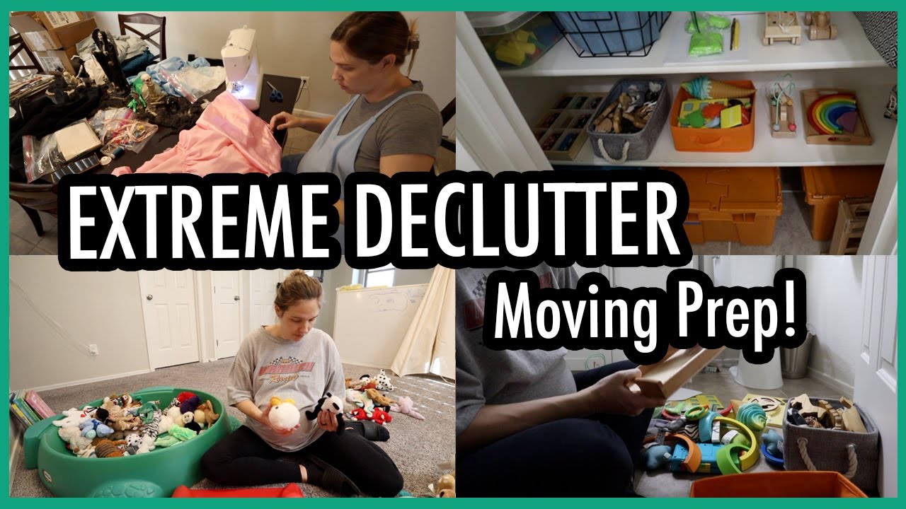 EXTREME DECLUTTER MOVING PREP! | The 