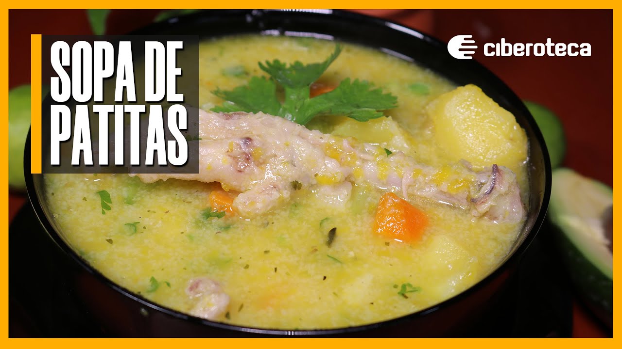 Sopa de patitas de pollo llena de col&aacute;geno | Ciberoteca