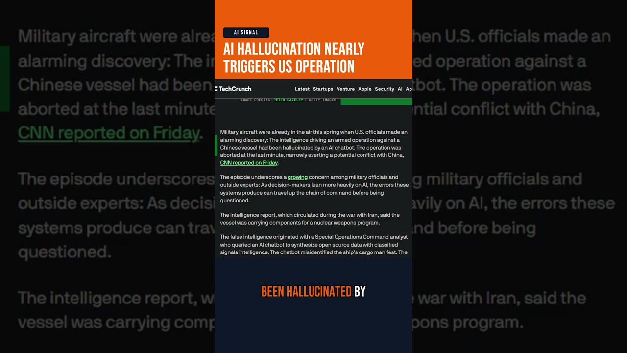 AI Chatbot Hallucination Nearly Triggered a US Military Operation Against a Chinese Vessel