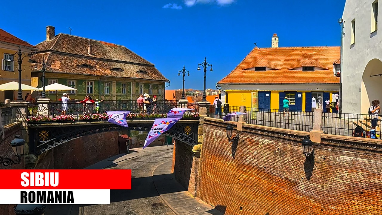 Откройте для себя СИБИУ, РУМЫНИЯ 🇷🇴 | Город, где здания наблюдают за ВАМИ!
