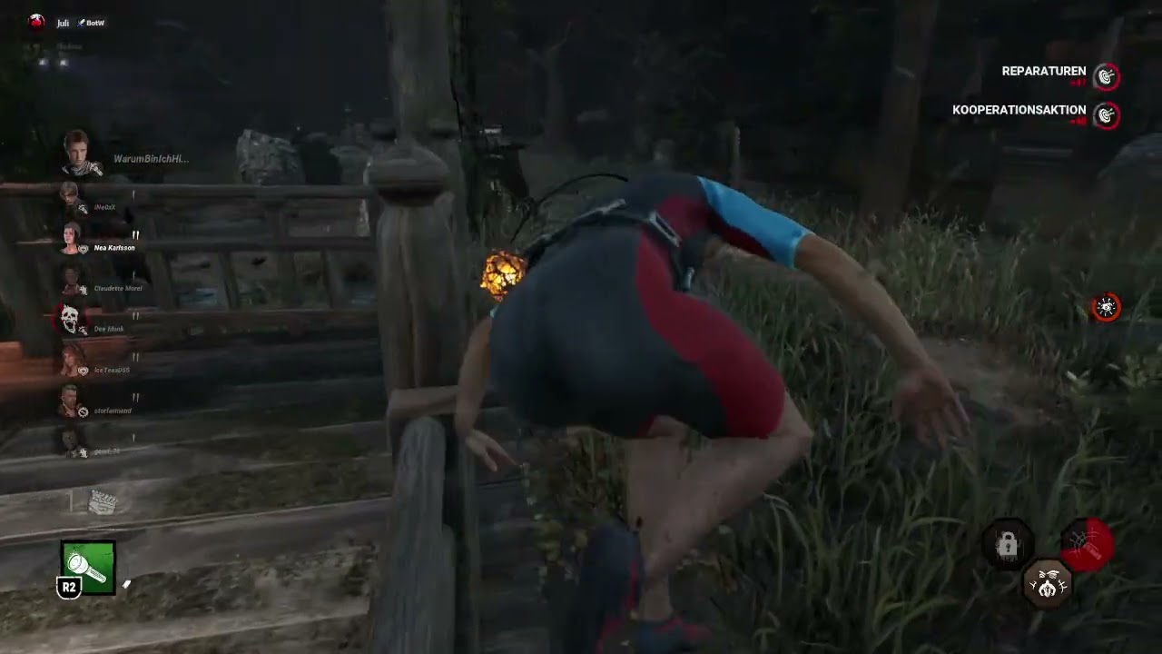 Dead by daylight 2vs8 mit fails und dabei ist Medusa