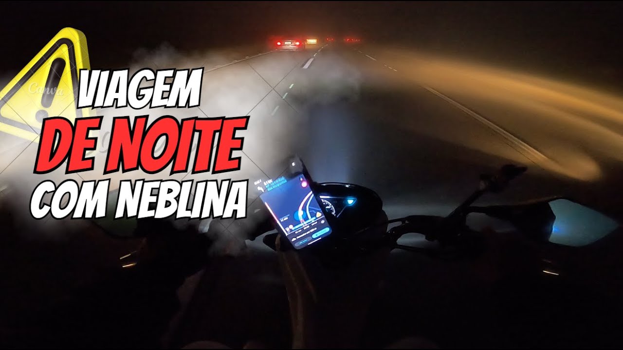 VIAJANDO A NOITE DE POP110i ! *muito perigoso neblina*