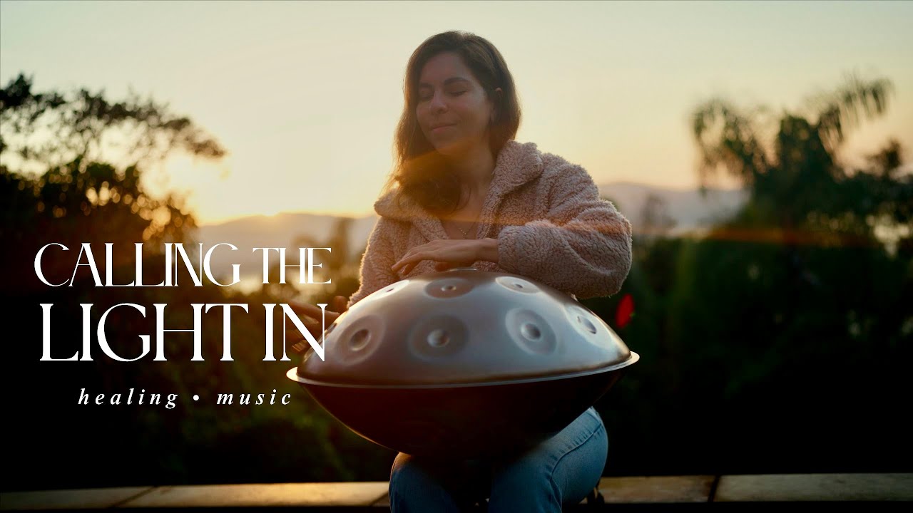 Calling the Light In | 1 hour Handpan & native American flute sunrise meditation | Grace Harteming