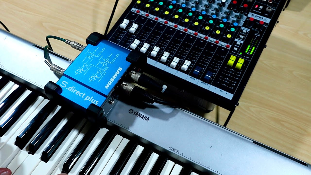 CÓMO CONECTAR UN PIANO ELÉCTRICO A LA CONSOLA DE AUDIO - 1. TECLADOS STEREO OUT CON UN SOLO JACK TRS