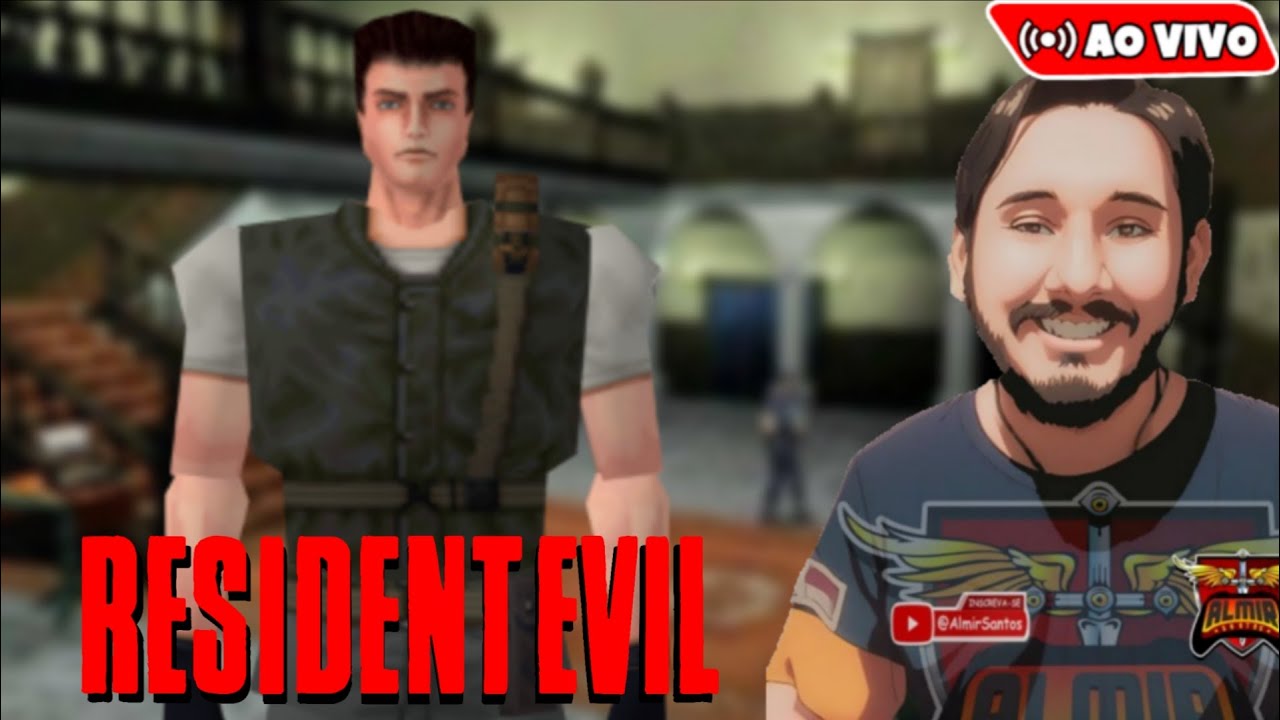 Resident Evil (Chris) - Direto do Playstation Classic Mini - Zerando ao Vivo