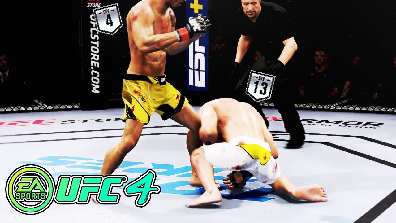 DIVISON 14 RANKED MATCH GONE WRONG (UFC 4 RANKED)