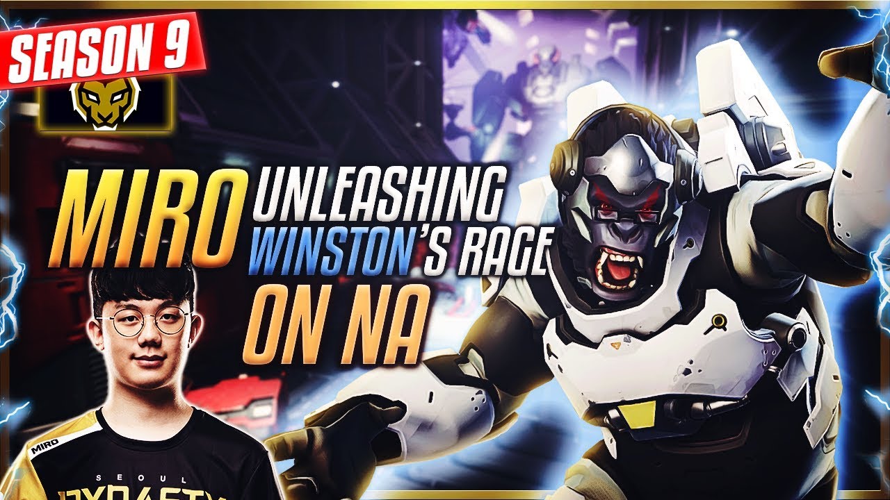MIRO went NUTS on NA Servers with Winston (Seoul Dynasty) [S9 TOP 500]
