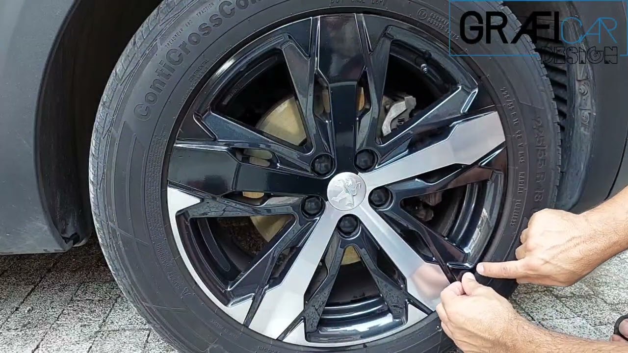Peugeot 3008 - Jant Kaplama Sticker Set Uygulama Videosu