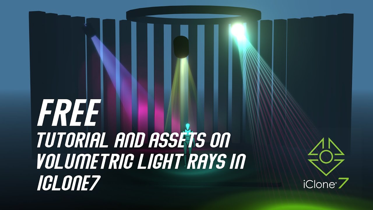 Create *Fake Volumetric light rays in Iclone7 | Iclone7 Tutorial