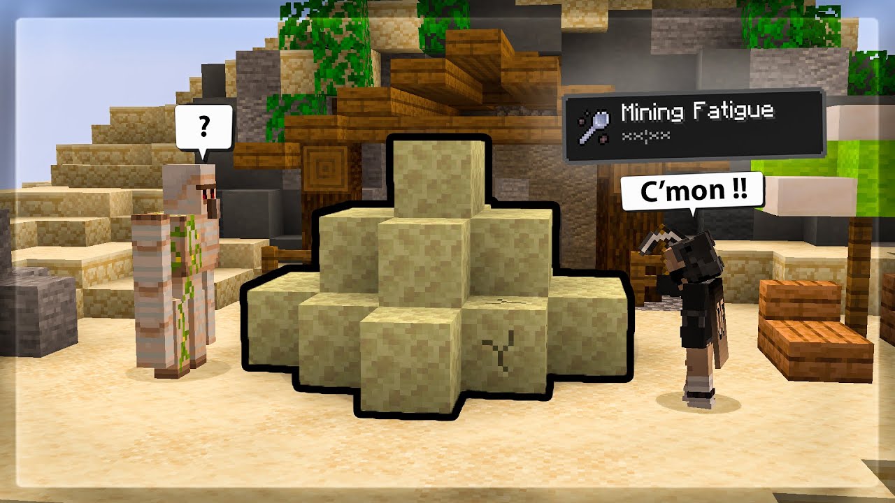Minecraft Bedwars Funny Moments: Lazy Miner (MEMES) #5