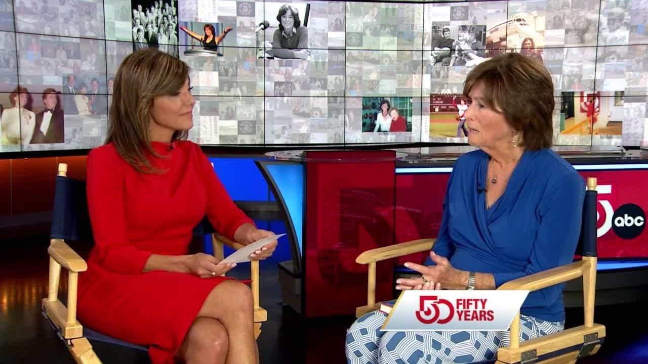 Natalie Jacobson revisits WCVB for first time since signing off