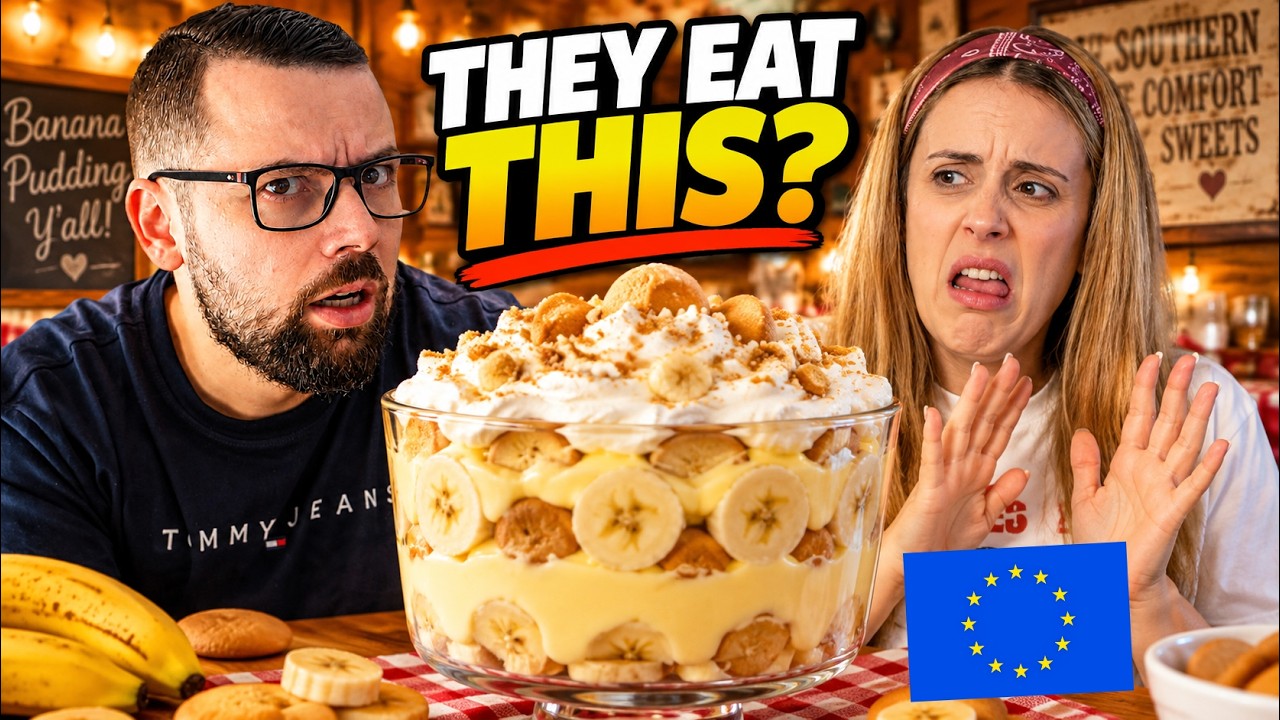 Europeans Expect to HATE Banana Pudding&hellip; Then This Happened! 🇺🇸