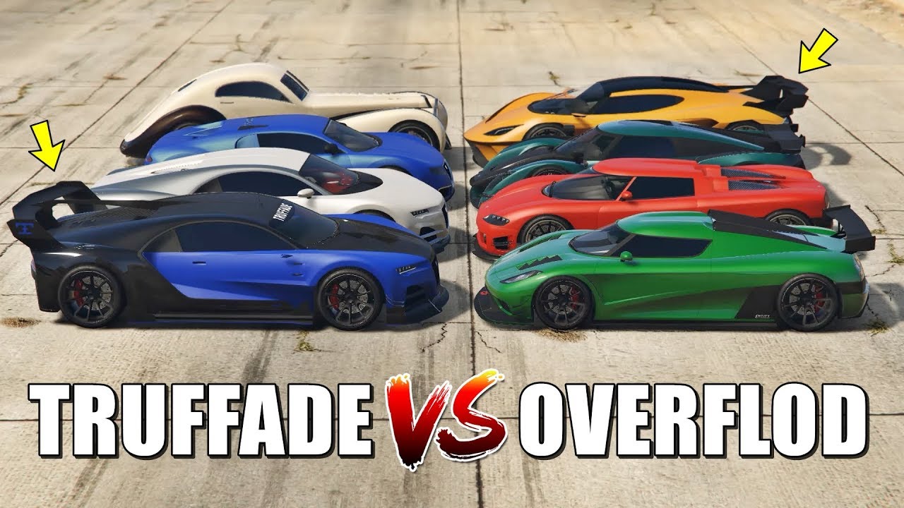 GTA 5 ONLINE - TRUFFADE VS OVERFLOD (WHICH IS FASTEST?)