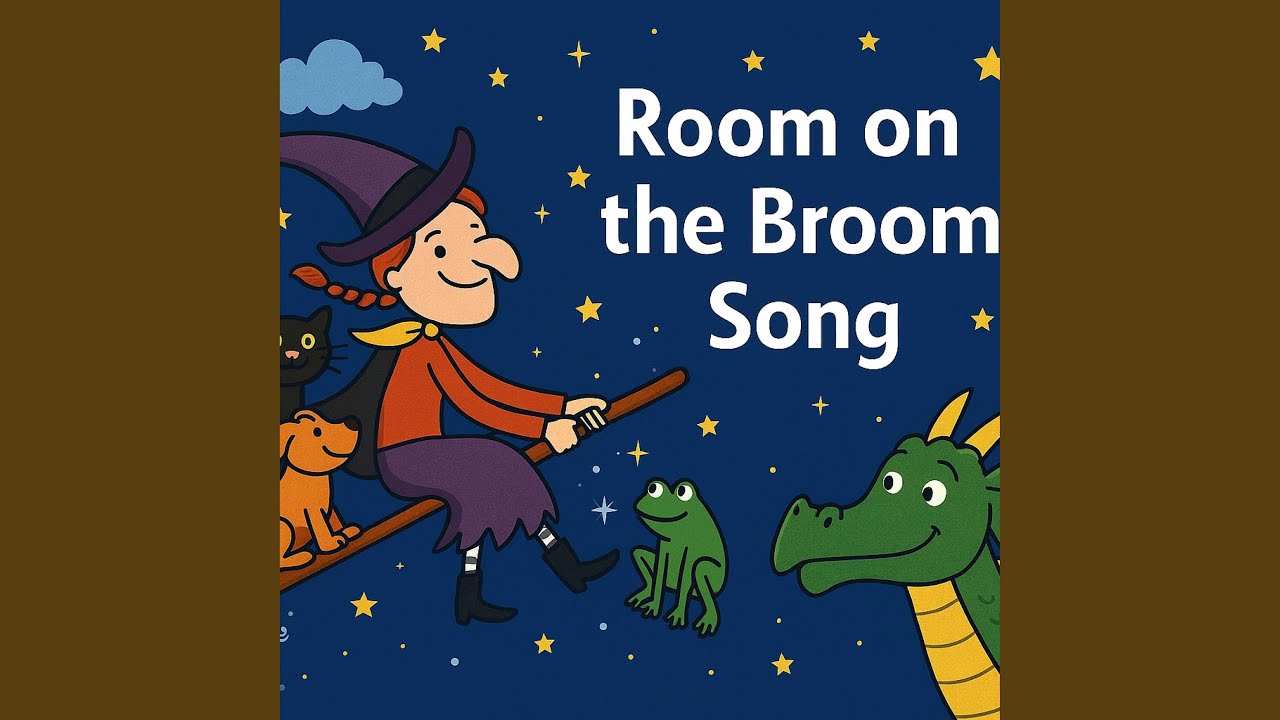 Room on the Broom Song| Kids Song | Children Storybook & Preschool Music
