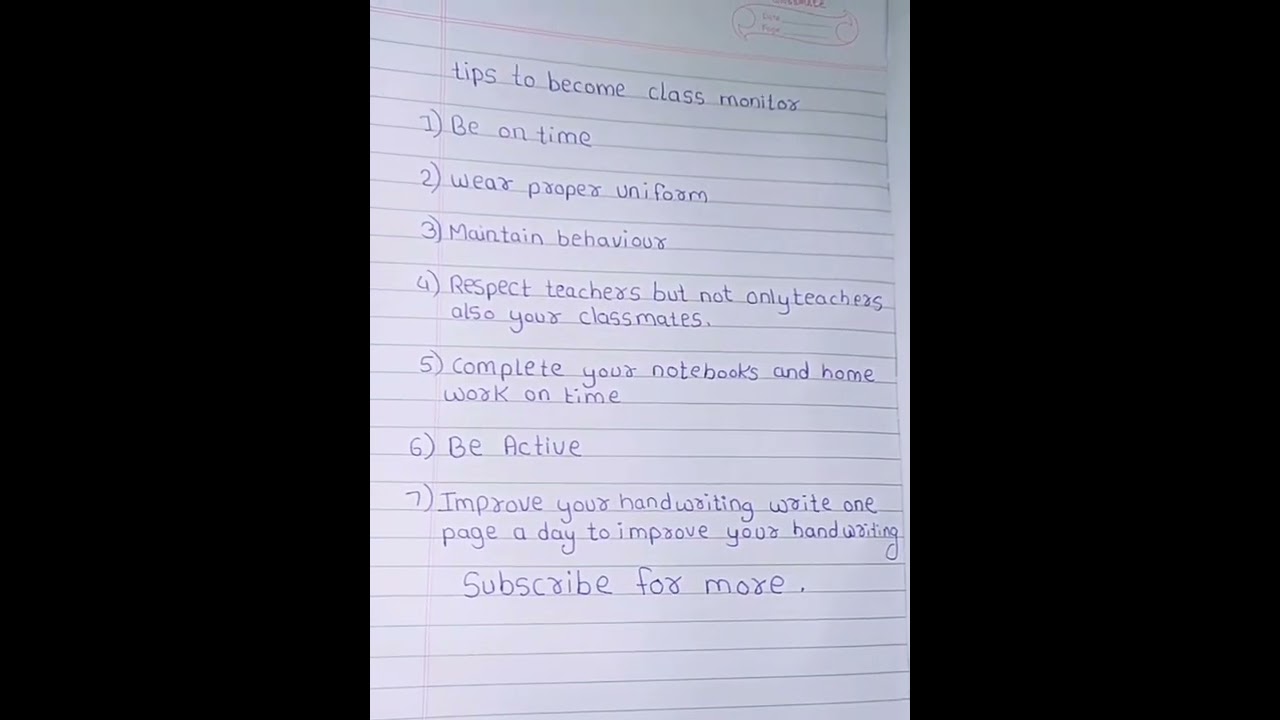 How to become Class Monitor Some Useful Tip's Must Watch if u are student