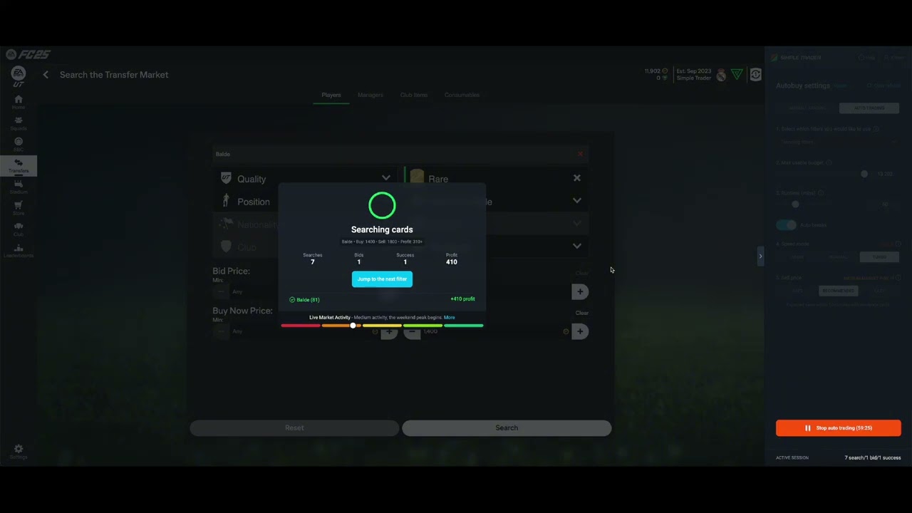 EA FC 26 FUT Sniping Bot: How to Start Auto Trading with Trending Filters?