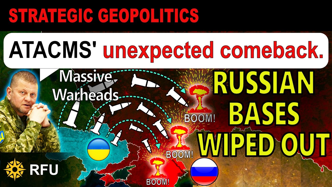 Biggest Russian training ground is gone in minutes in an ATACMS strike