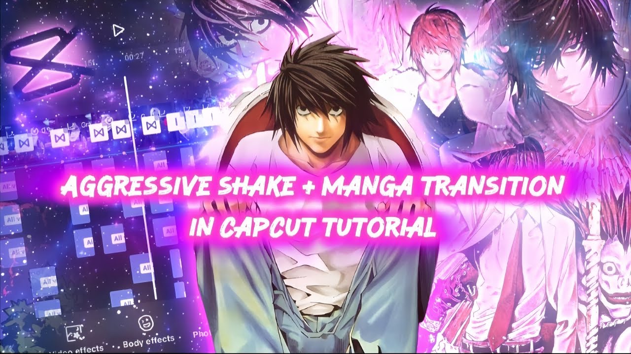 Aggressive shake capcut + manga transition like Ae ! Capcut tutorial | Full tutorial 🔥 