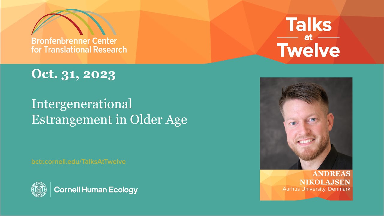 Andreas Nikolajsen - Intergenerational Estrangement in Older Age