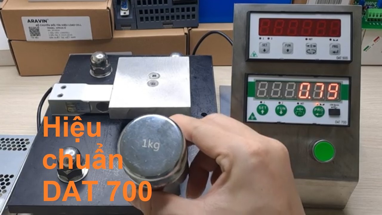 Hướng dẫn hiệu chuẩn (Calibration) đầu cân DAT 700 Pavone Italy| Cài đặt và cấu hình chi tiết
