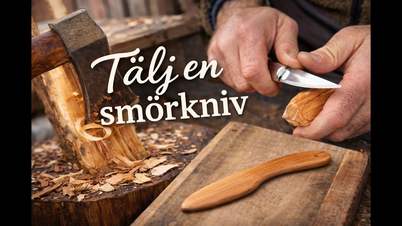 Täljning av smörkniv