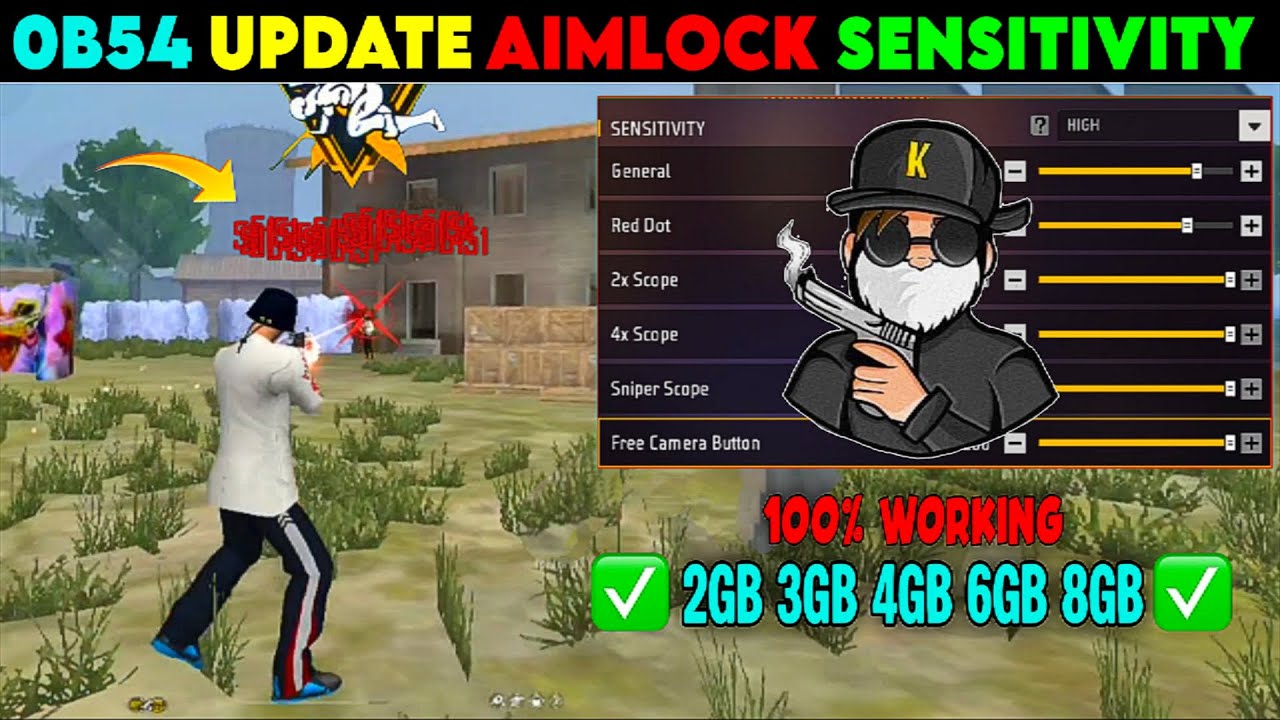 Free Fire Headshot Setting After Ob54 Update 2026⚡Best Sensitivity Settings ⚙️| Sensitivity Setting 