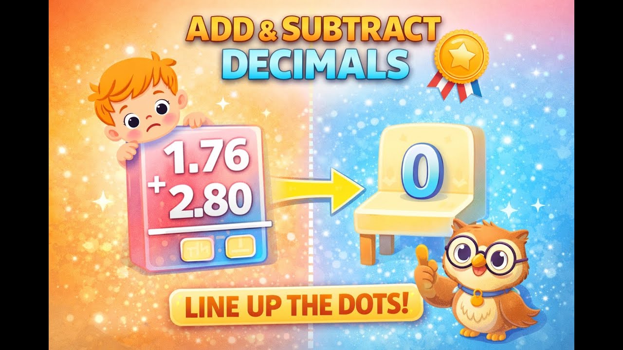 The Golden Rule of Decimals | Add & Subtract Without Mistakes 🎖️
