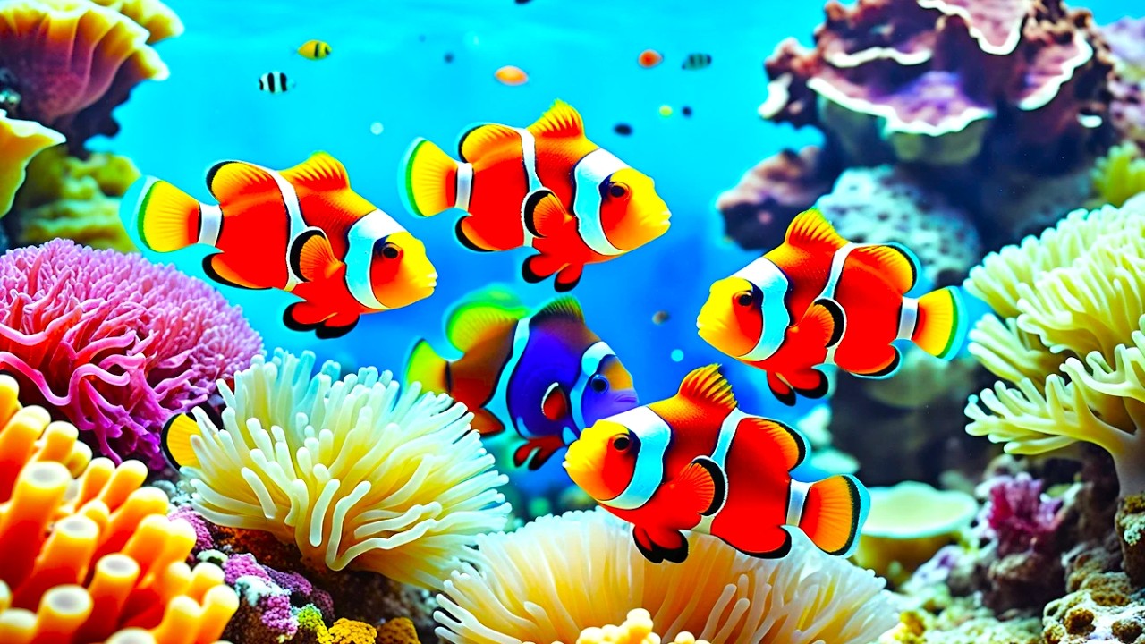 The Best 4K Aquarium - Explore the Stunning World of Sea Jellyfish and Beautiful Coral Reef Fish. #8