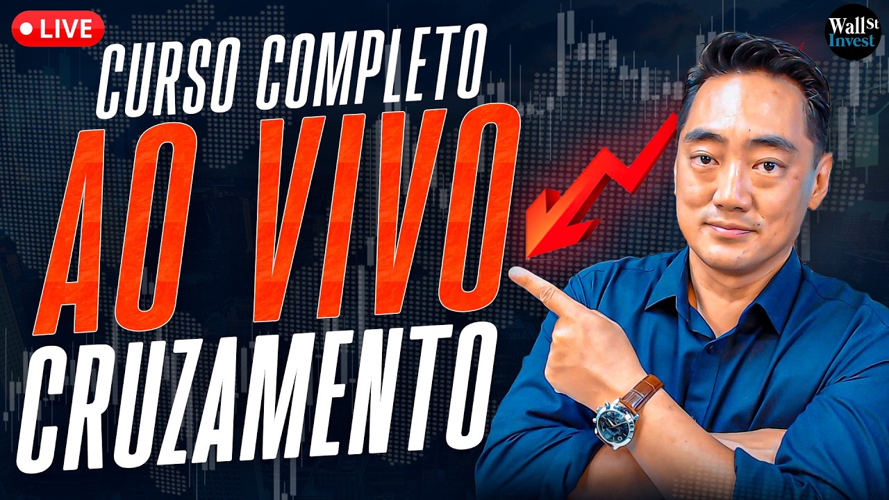 MELHOR SETUP DE CRUZAMENTO PARA TRADER INICIANTE Day trade - LIVE com Prof. Masuda