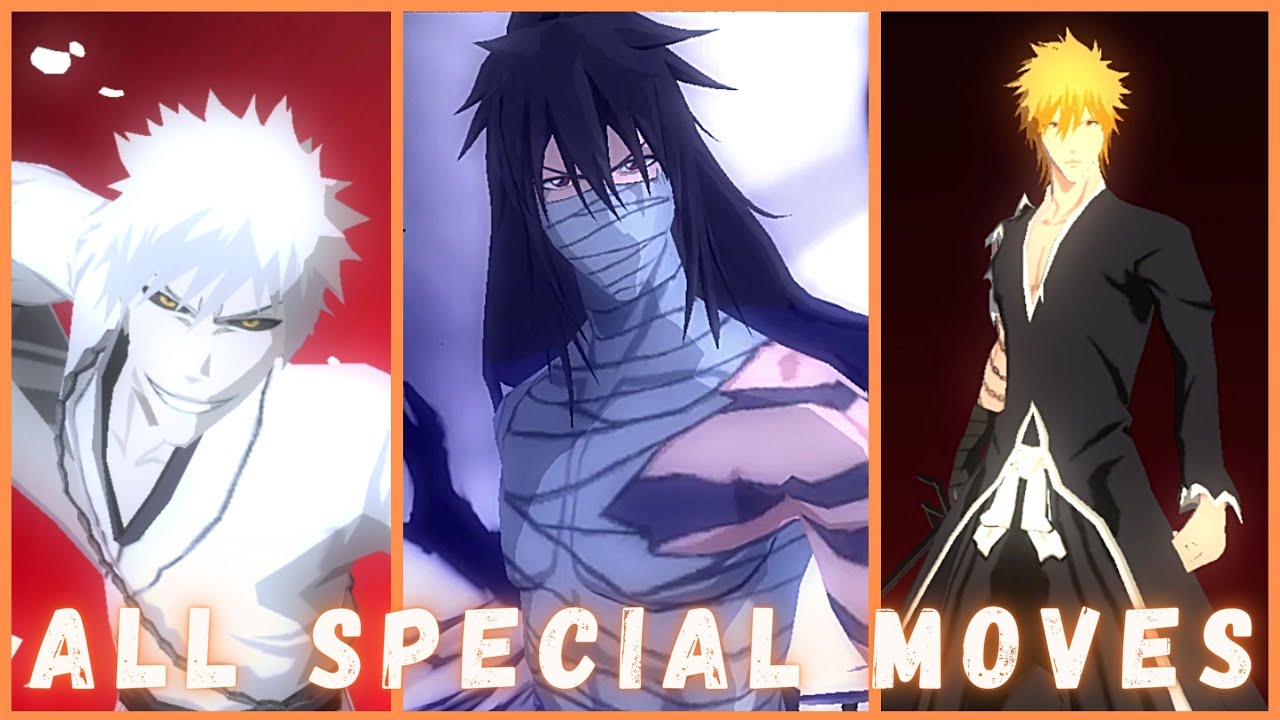 Все спецприёмы Ичиго в BLEACH Mobile 3D