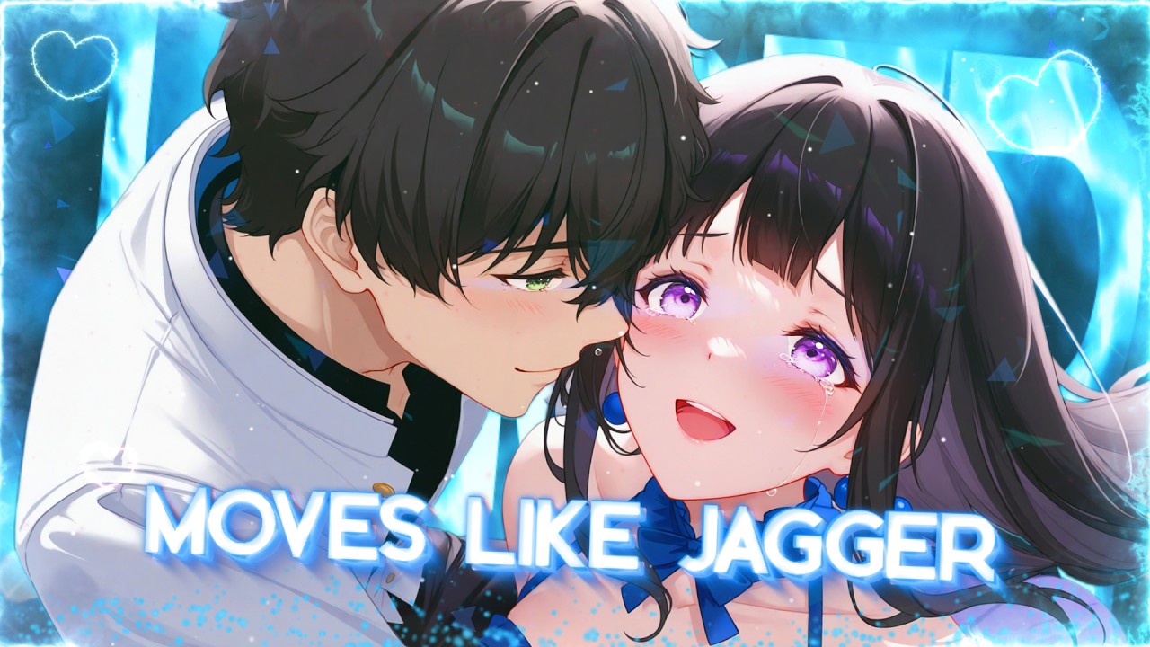 Moves Like Jagger (Nightcore) Maroon 5, Christina Aguilera [Lyrics]