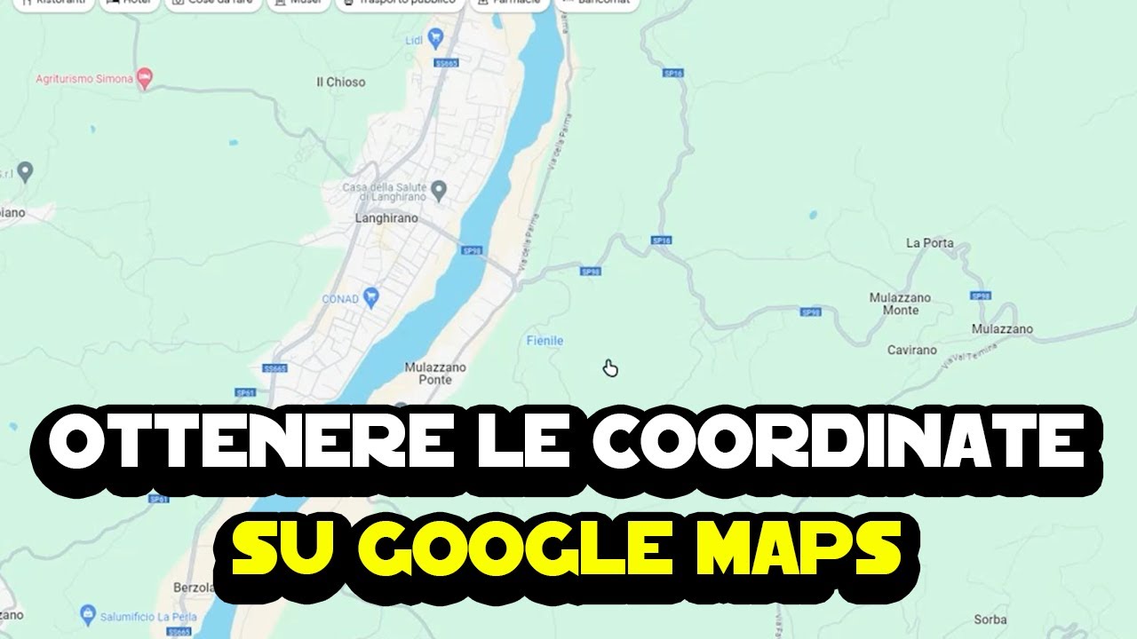Come ottenere le coordinate di una posizione (latitudine e longitudine) su Google Maps