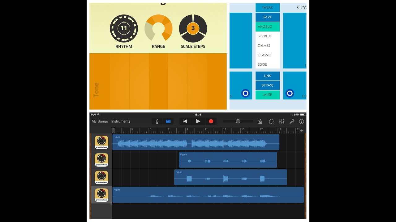 How To Use Figure with Garageband via Inter App Audio