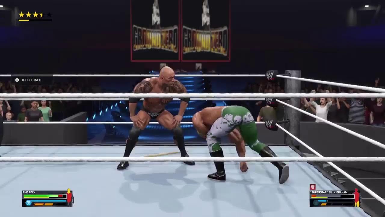 undisputed champion the rock vs superstar Billy graham