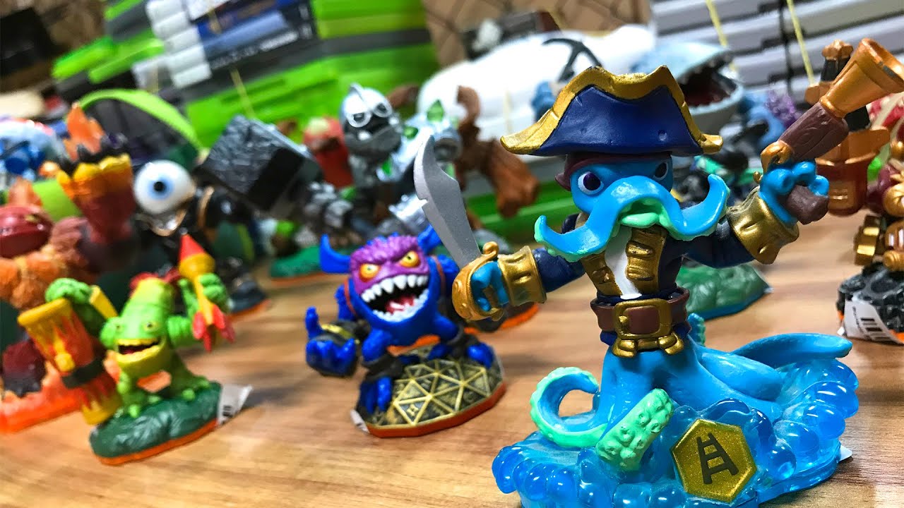 RECEBEMOS UMA COLEÇÃO IMENSA DE SKYLANDERS