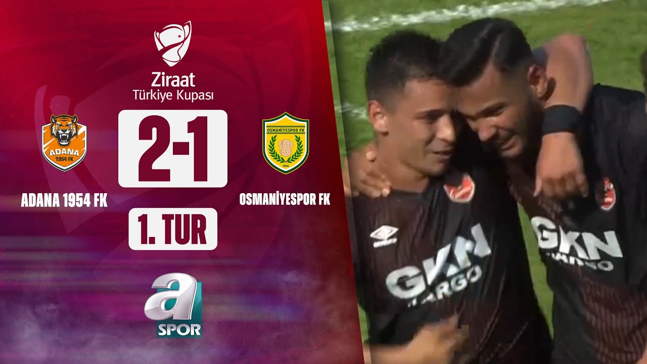 Adana 1954 FK 2-1 Osmaniyespor FK (Ziraat Türkiye Kupası 1. Tur Maçı) / 28.09.2023