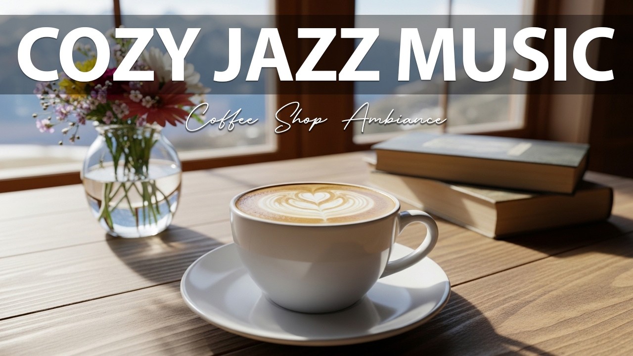 Cozy Jazz Music ☕ Coffee Shop Ambiance for Studying, Working & Relaxing