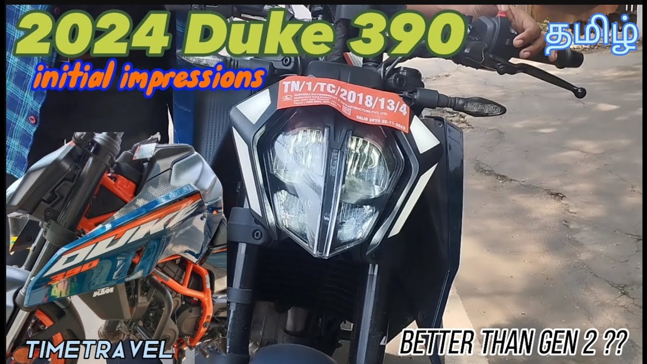 2024 DUKE 390😻TN'S FIRST BIKE 🔥FIRST IMPRESSIONS🙌BETTER THAN GEN 2 ??  |TIME TRAVEL | TAMIL