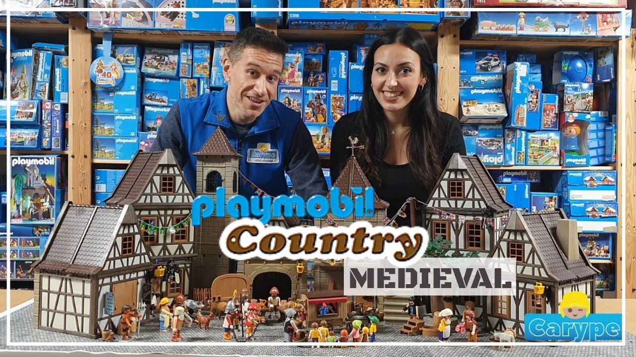 PLAYMOBIL Country, CUSTOM de carro y DIORAMA Medieval😲Carype