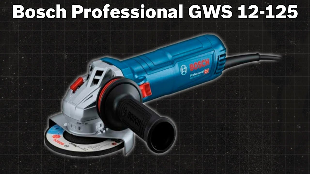Winkelschleifer Bosch Professional GWS 12-125 | TEST | Deutsch