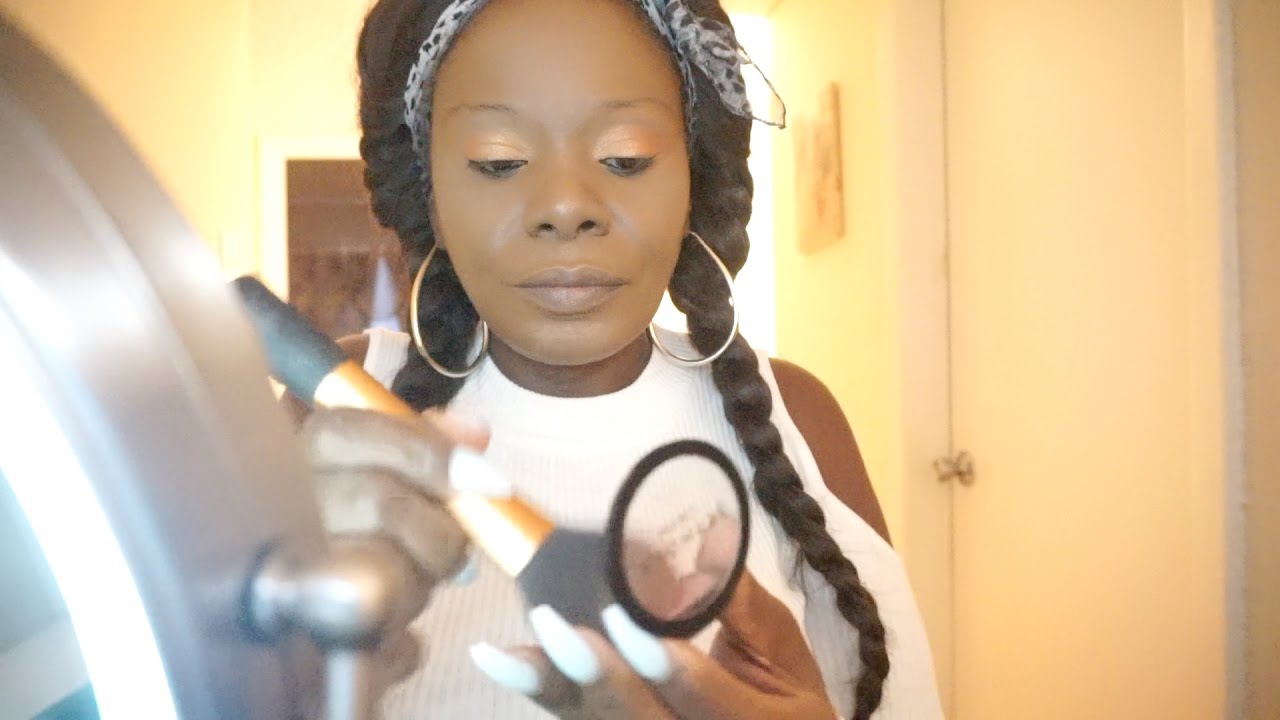 CHEWING GUM ASMR Makeup whisper Ramble