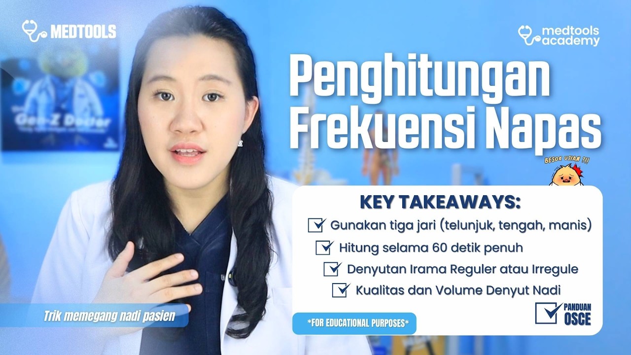 AUTO LULUS! Trik Menghitung Respirasi Rate (RR) Paling Akurat | PANDUAN OSCE MEDTOOLS.ID