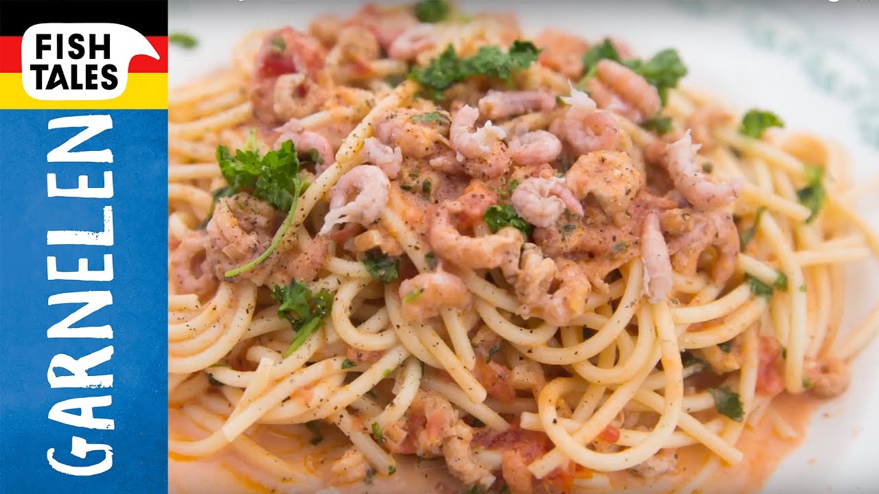 Fish Tales | Spaghetti Pasta mit Nordseegarnelen und Tomaten