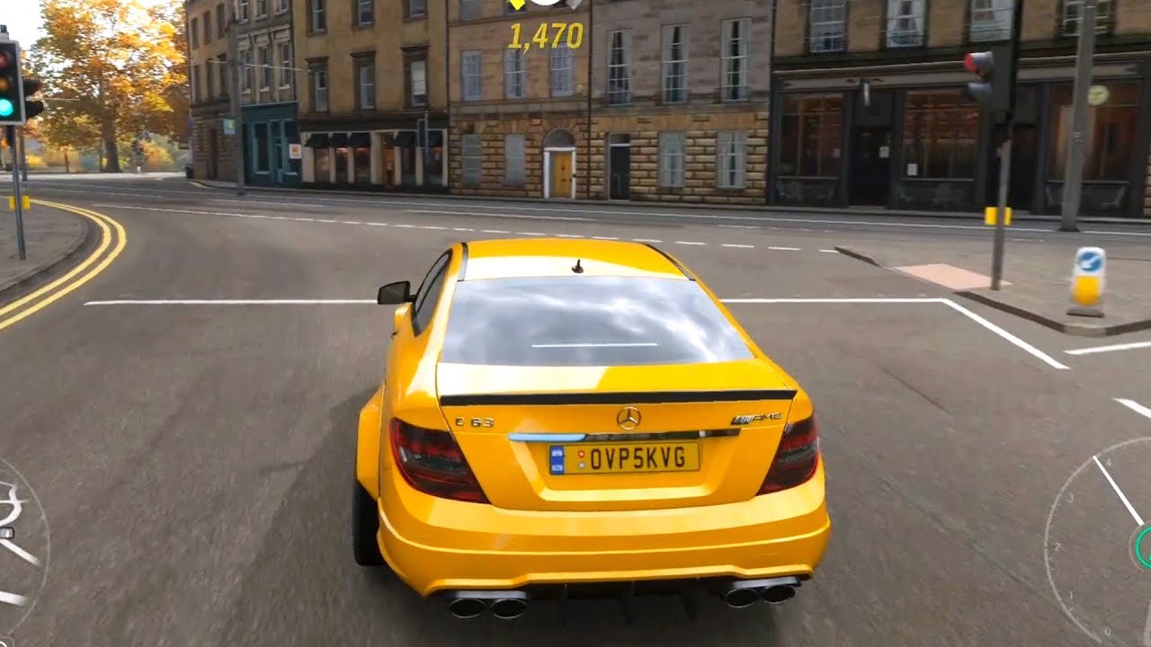 Forza Horizon 4 - Mercedes-Benz C 63 AMG Coupe Liberty Walk - Open World Free Roam Gameplay
