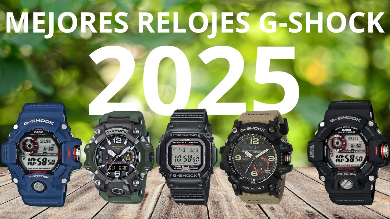 Los MEJORES RELOJES CASIO G-SHOCK [2025] Para COMPRAR Ahora en AMAZON | Resistentes / Originales
