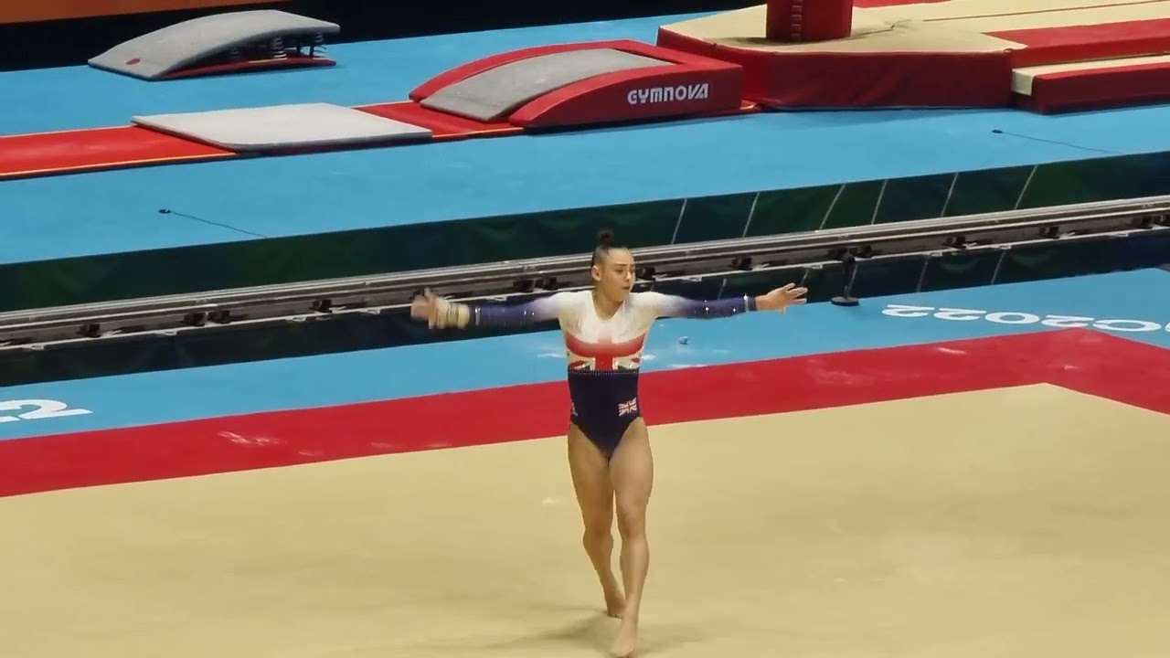 Jessica Gadirova - Floor - Team Final - 2022 World Championships