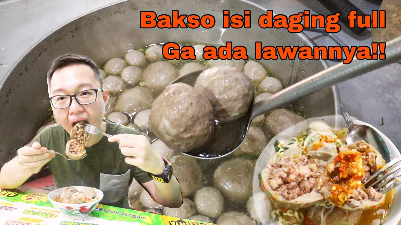 Bakso Isi Daging Siram Sambel Bikin Ketagihan, Pulangnya Borong Oleh-Oleh Banyak Banget!